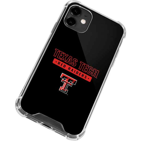 Texas Tech University TT Red Raiders iPhone 12 Clear Case