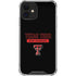 Texas Tech University TT Red Raiders iPhone 12 Mini Clear Case