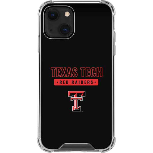 Texas Tech University TT Red Raiders iPhone 13 Mini Clear Case