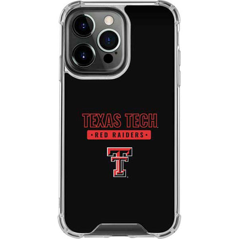 Texas Tech University TT Red Raiders iPhone 13 Pro Clear Case