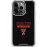 Texas Tech University TT Red Raiders iPhone 13 Pro Clear Case