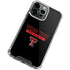 Texas Tech University TT Red Raiders iPhone 13 Pro Clear Case