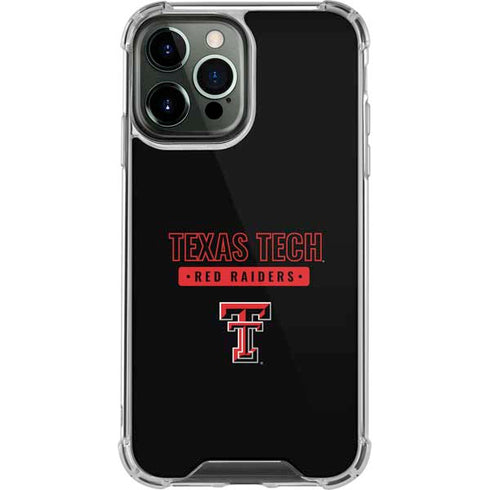 Texas Tech University TT Red Raiders iPhone 13 Pro Max Clear Case