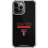 Texas Tech University TT Red Raiders iPhone 13 Pro Max Clear Case