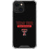 Texas Tech University TT Red Raiders iPhone 14 Plus Clear Case