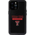 Texas Tech University TT Red Raiders iPhone 14 Pro Max Waterproof Case