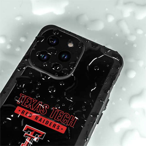 Texas Tech University TT Red Raiders iPhone 14 Pro Max Waterproof Case
