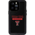 Texas Tech University TT Red Raiders iPhone 14 Pro Waterproof Case