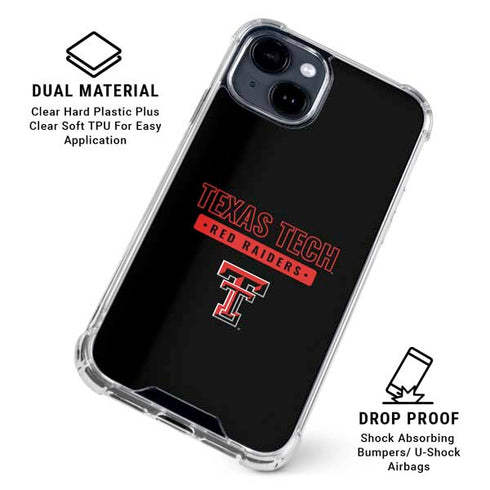 Texas Tech University TT Red Raiders iPhone 15 Clear Case