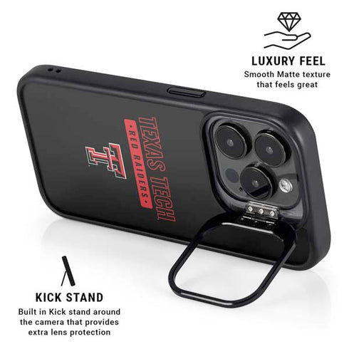 Texas Tech University TT Red Raiders iPhone 15 Pro Kickstand Case