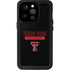 Texas Tech University TT Red Raiders iPhone 15 Pro Waterproof Case