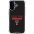 Texas Tech University TT Red Raiders iPhone 16 Plus Clear Case