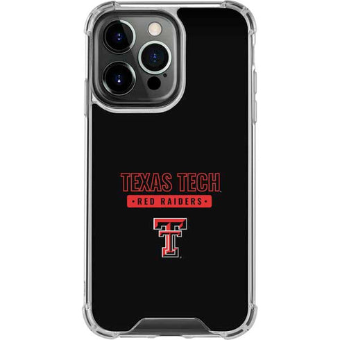 Texas Tech University TT Red Raiders iPhone 16 Pro Clear Case
