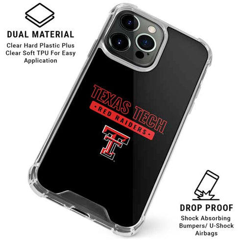 Texas Tech University TT Red Raiders iPhone 16 Pro Max Clear Case