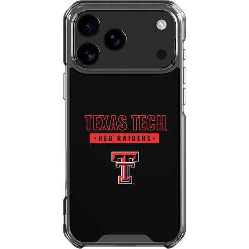 Texas Tech University TT Red Raiders iPhone 18 Pro Max Clear Case