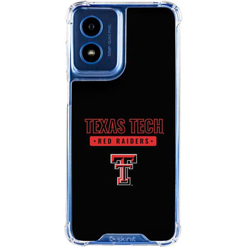 Texas Tech University TT Red Raiders Moto G 5G (2024) Clear Case