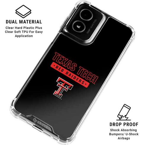 Texas Tech University TT Red Raiders Moto G Power 5G (2024) Clear Case