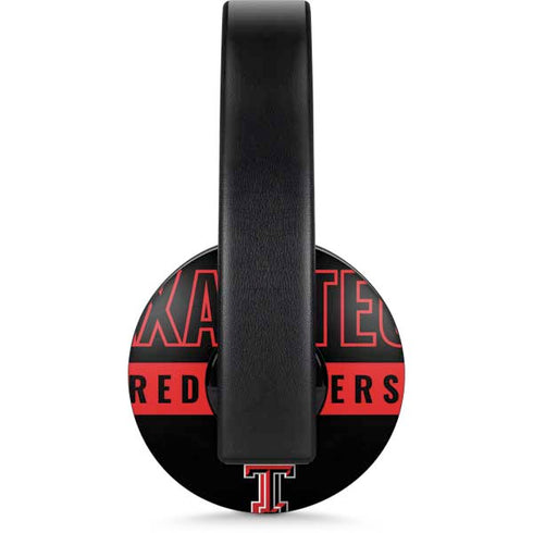 Texas Tech University TT Red Raiders PlayStation 4 Gold Wireless Headset Skin