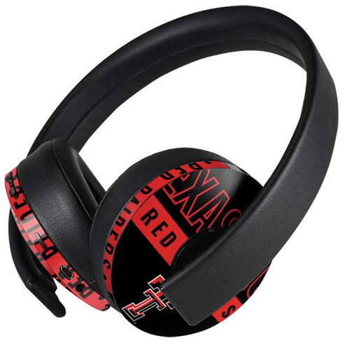 Texas Tech University TT Red Raiders PlayStation 4 Gold Wireless Headset Skin