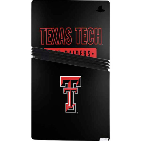 Texas Tech University TT Red Raiders PS5 Pro Console Skin