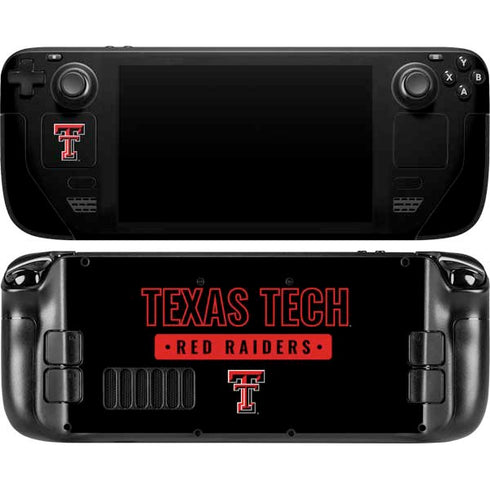Texas Tech University TT Red Raiders Steam Deck Handheld Gaming Computer OLED Skin
