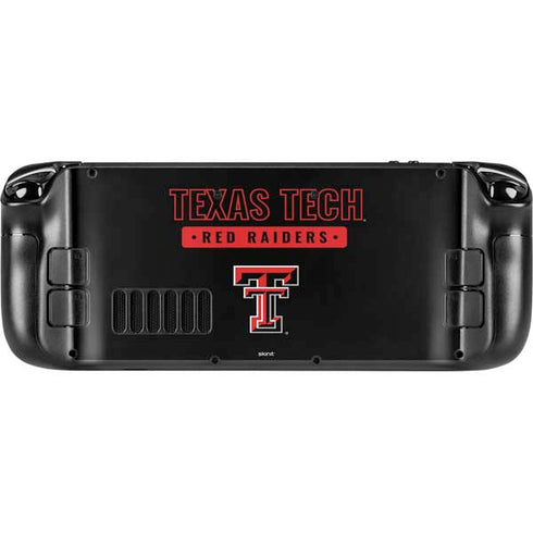 Texas Tech University TT Red Raiders Steam Deck Handheld Gaming Computer Skin