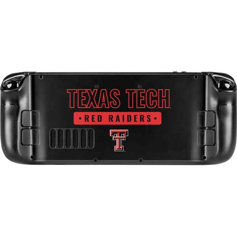Texas Tech University TT Red Raiders Steam Deck Handheld Gaming Computer Skin