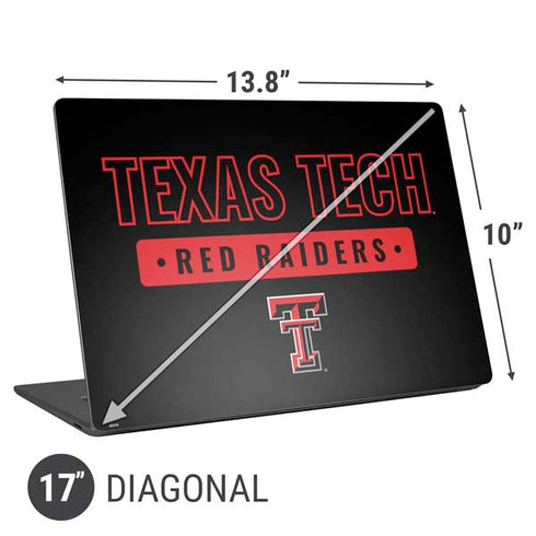 Texas Tech University TT Red Raiders Universal Laptop 17in (13.8 x 10in) Skin