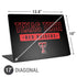 Texas Tech University TT Red Raiders Universal Laptop 17in (13.8 x 10in) Skin