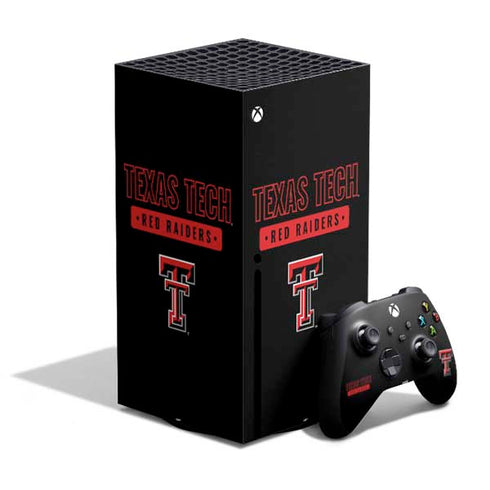 Texas Tech University TT Red Raiders XBox Series X Digital Edition Bundle Skin