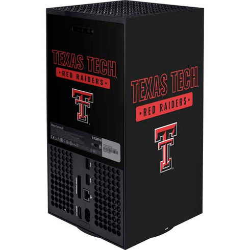 Texas Tech University TT Red Raiders XBox Series X Digital Edition Bundle Skin