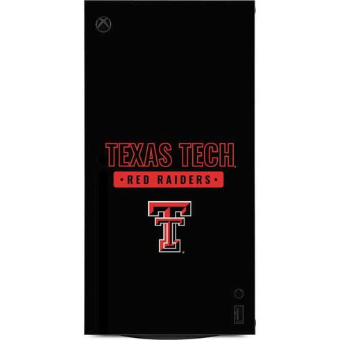 Texas Tech University TT Red Raiders XBox Series X Digital Edition Console Skin