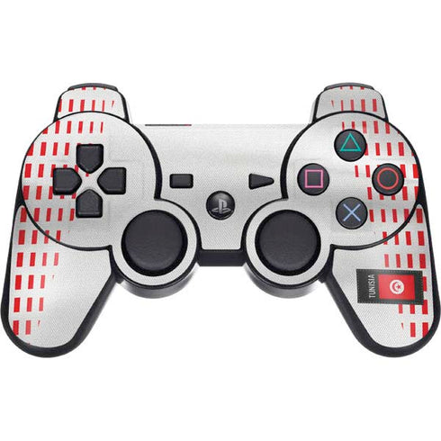 Tunisia Soccer Flag PS3 Dual Shock wireless controller Skin
