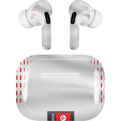 Tunisia Soccer Flag AirPods Skins