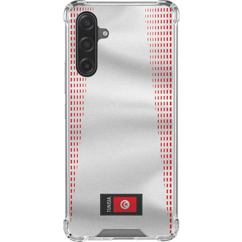Tunisia Soccer Flag Galaxy A17 Clear Case