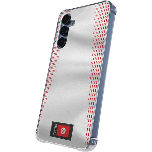 Tunisia Soccer Flag Galaxy A35 5G Clear Case