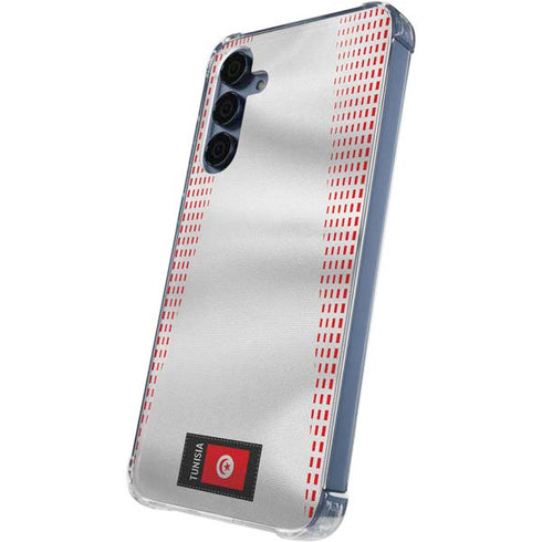 Tunisia Soccer Flag Galaxy A55 5G Clear Case