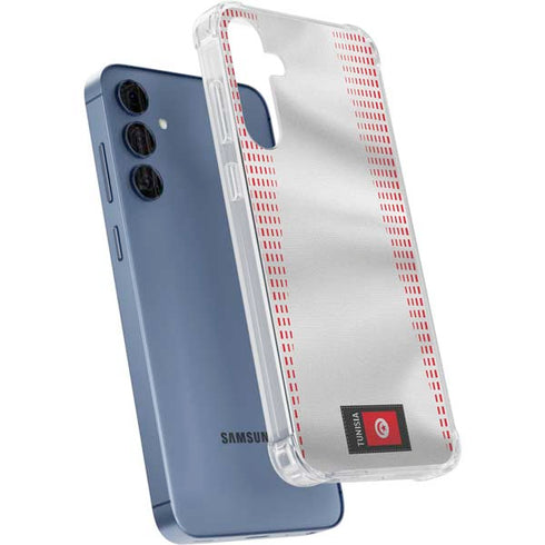Tunisia Soccer Flag Galaxy A55 5G Clear Case