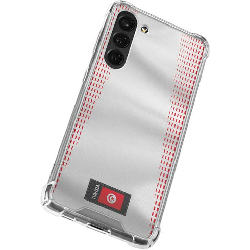 Tunisia Soccer Flag Galaxy S24 FE Clear Case