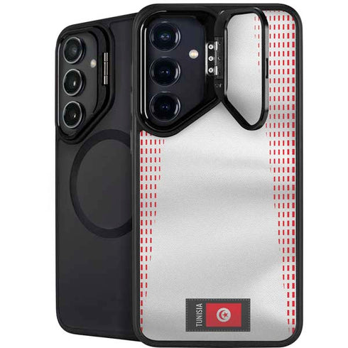Tunisia Soccer Flag Galaxy S25 Kickstand Case