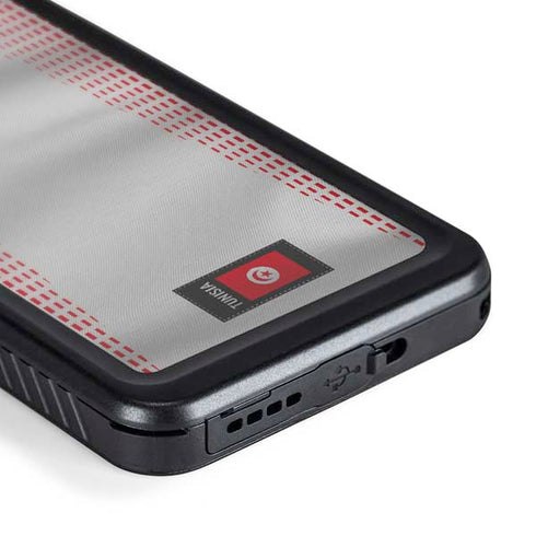 Tunisia Soccer Flag Galaxy S24 Plus Waterproof Case