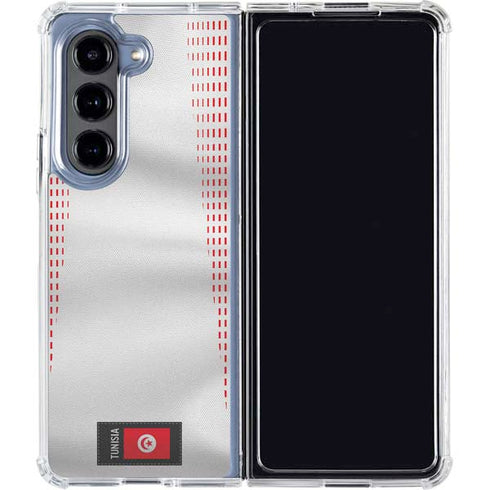 Tunisia Soccer Flag Galaxy Z Fold5 5G Clear Case