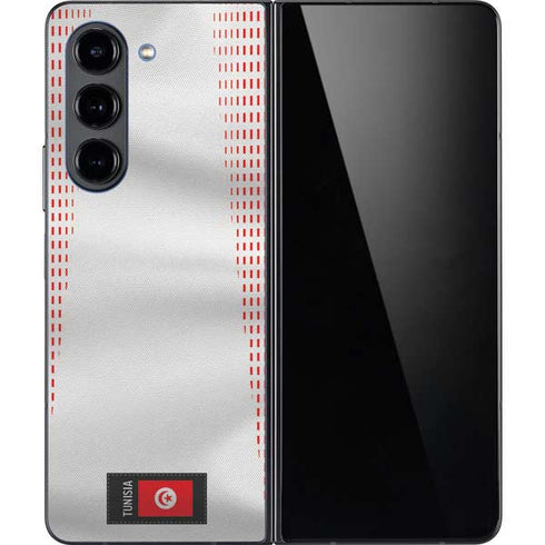 Tunisia Soccer Flag Galaxy Z Fold5 5G Skin