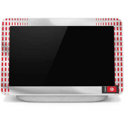 Tunisia Soccer Flag Google Home Hub Skin
