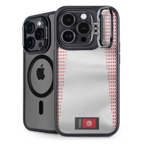Tunisia Soccer Flag iPhone 14 Pro Max Kickstand Case