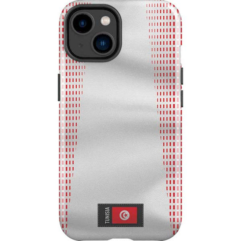 Tunisia Soccer Flag iPhone 15 Impact Case