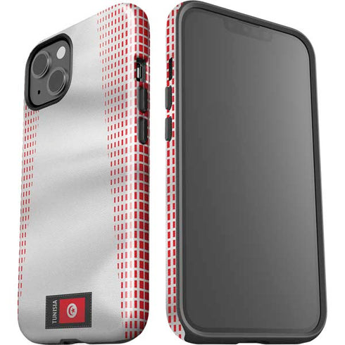 Tunisia Soccer Flag iPhone 15 Impact Case