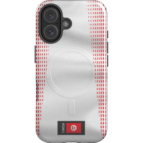 Tunisia Soccer Flag iPhone 16 Magsafe Impact Case