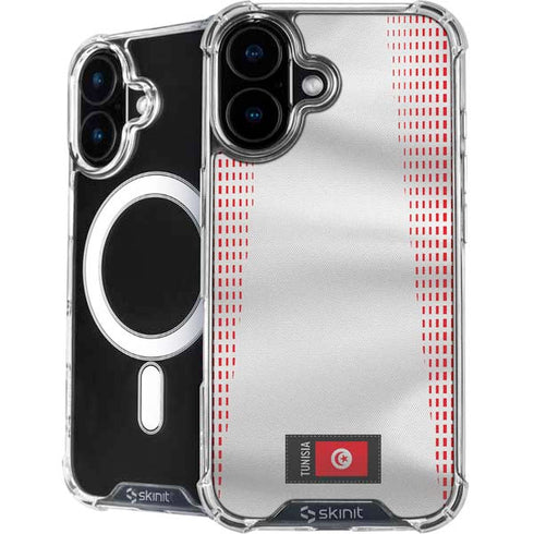 Tunisia Soccer Flag iPhone 16 Plus MagSafe Case
