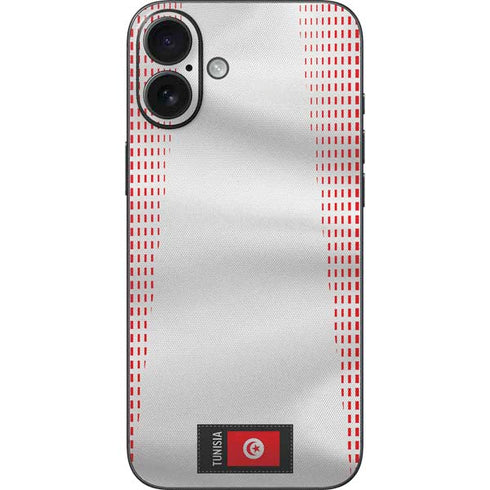 Tunisia Soccer Flag iPhone 16 Plus Skin